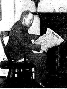 Stephen Hayes, photographed in The Irish Times, 1/24/53